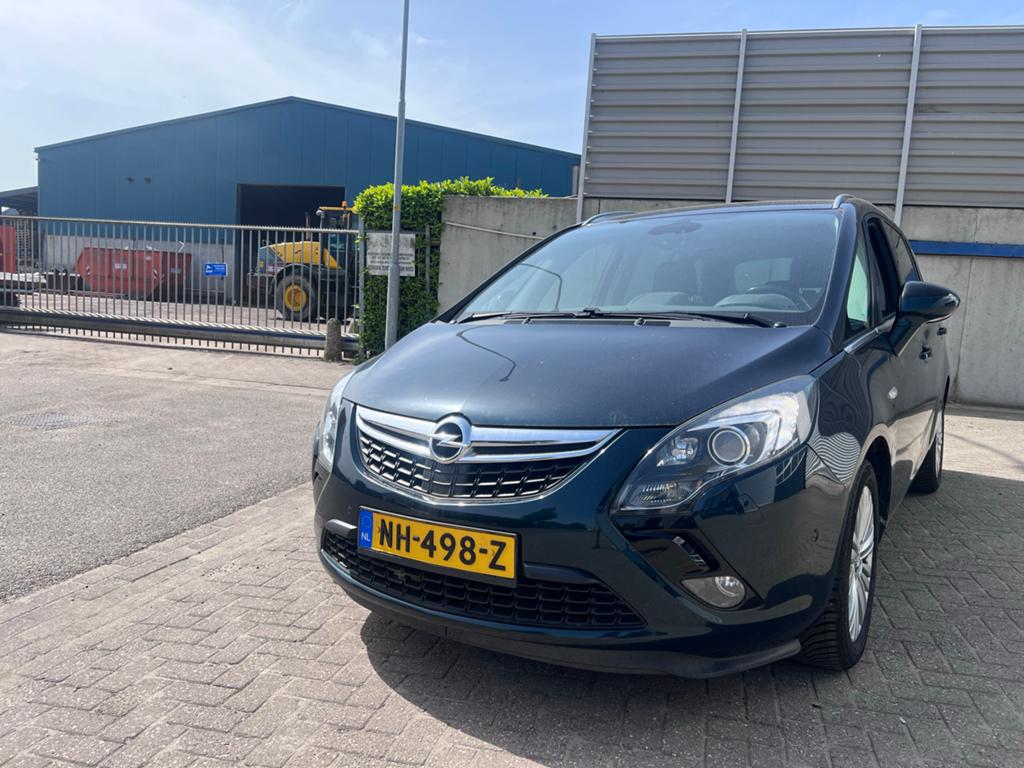 Opel Zafira 2.0 Cdti 125KW AUT 2015 Groen, Zwart, Lichtsensor, 7 stoelen, Leder