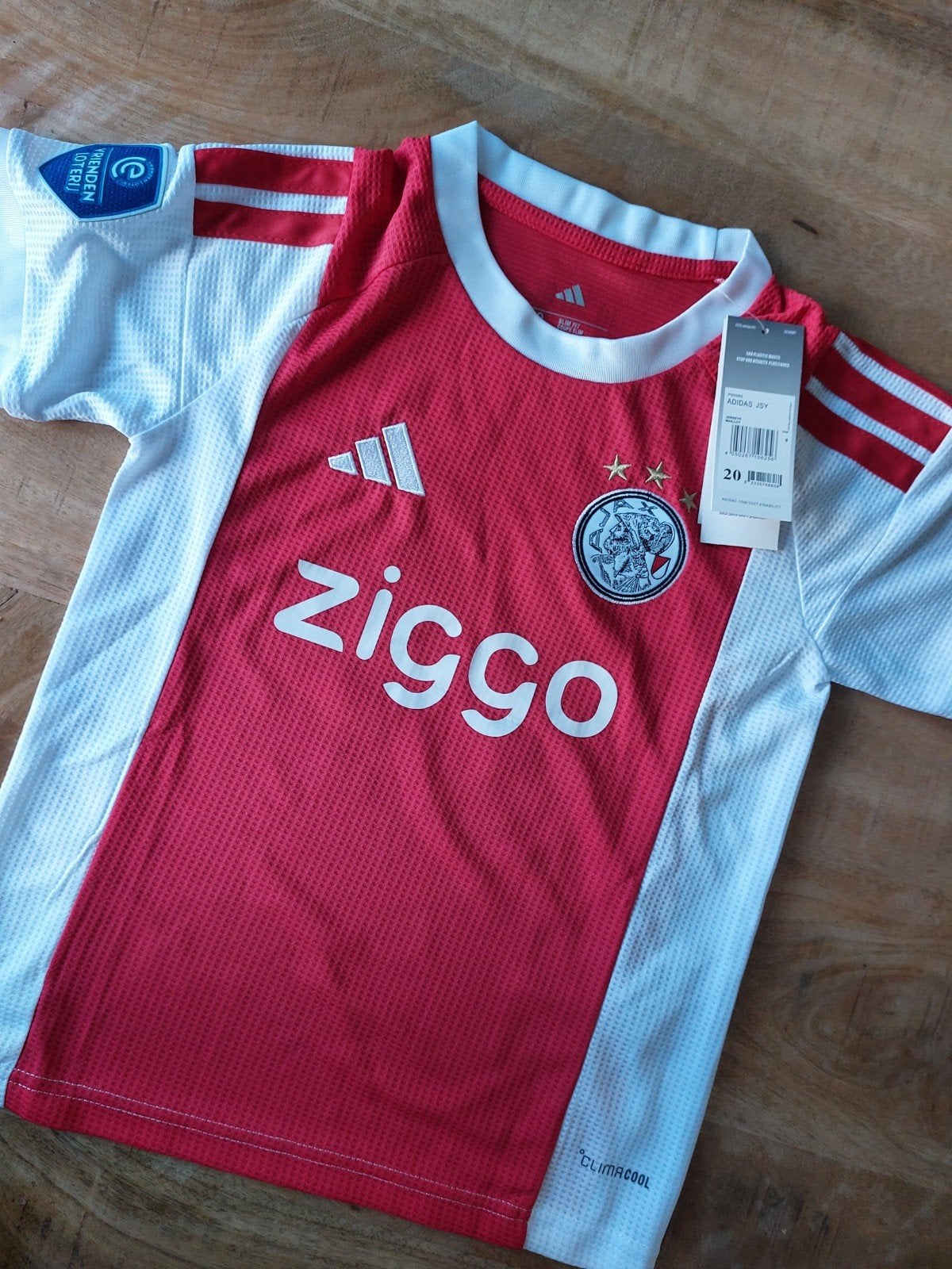 Ajax Thuisshirt 2023/2024 Maat 134 - 140 Nieuw met kaartjes, Ophalen of Verzenden, Nieuw, Adidas, Jongen of Meisje