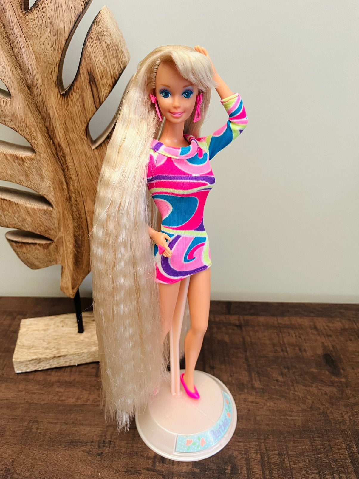 Vintage barbie totally hair, Kinderen en Baby's, Speelgoed | Poppen, Ophalen of Verzenden, Zo goed als nieuw, Barbie