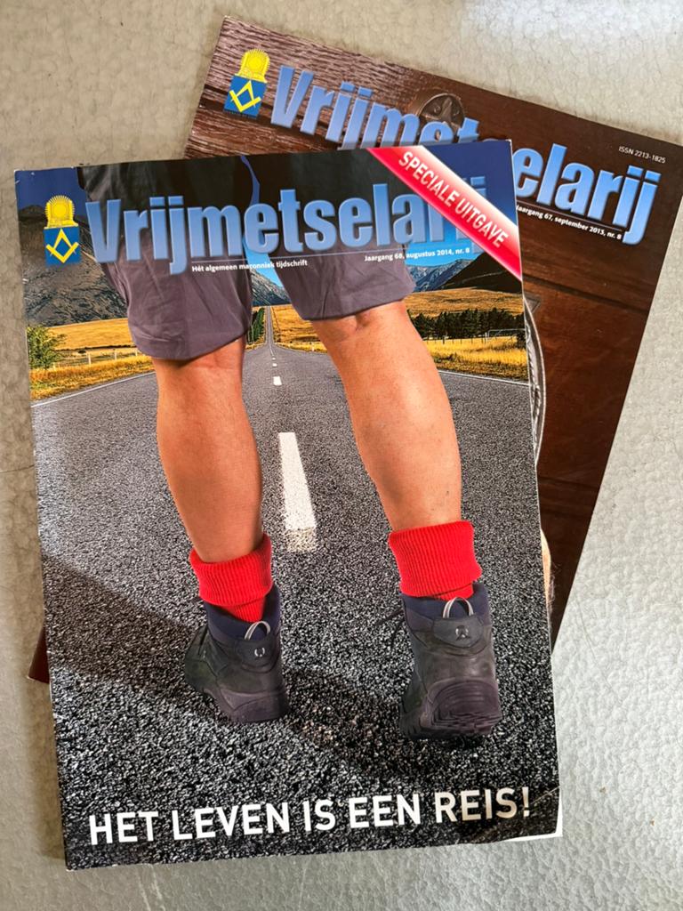 Vrijmetselarij tijdschriften 2013 2014, Boeken, Ophalen of Verzenden, Gelezen, Overige typen