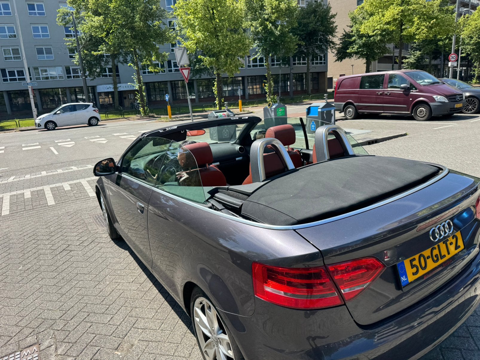 Audi A3 1.8 TFSI Cabrio Aut 2008 | Dealer onderhouden, Auto's, Audi, 4 cilinders, Cabriolet, Bruin, Particulier