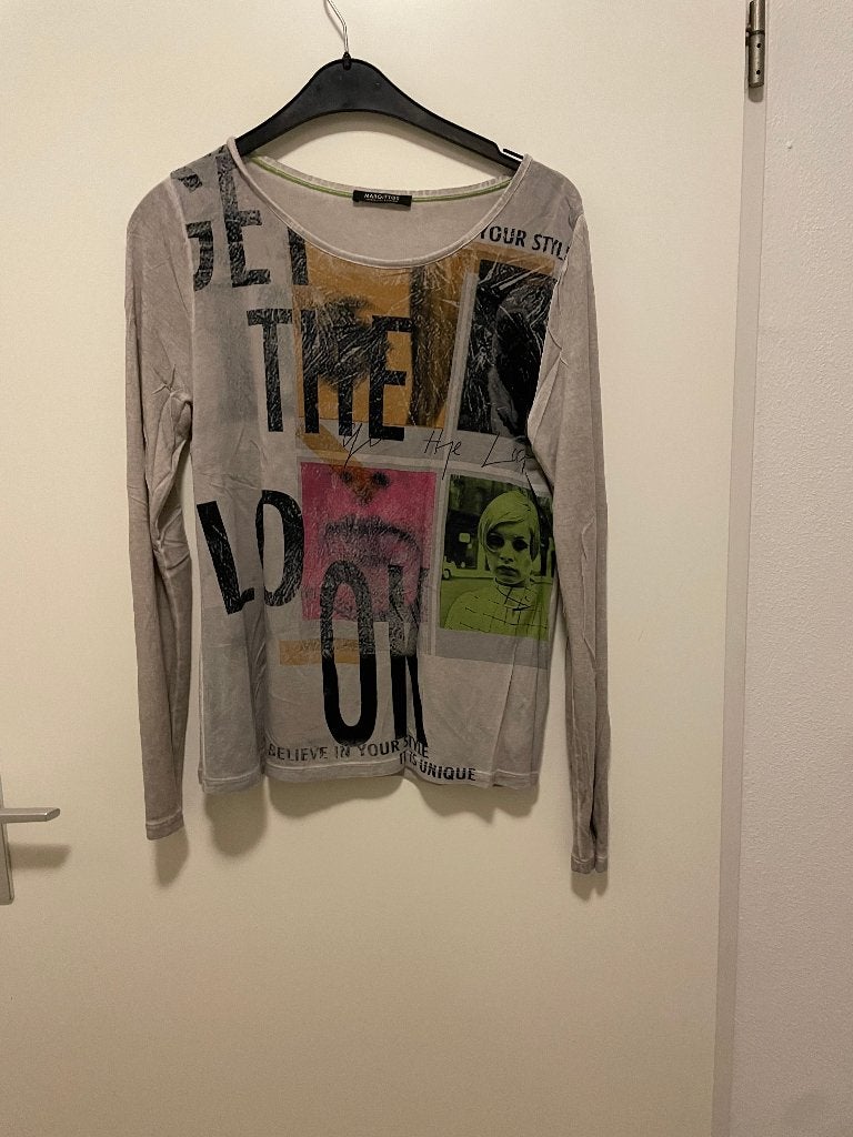 T-shirt Margittes lange mouw maat 38, Maat 38/40 (M), Meerkleurig, Margittes, Ophalen of Verzenden