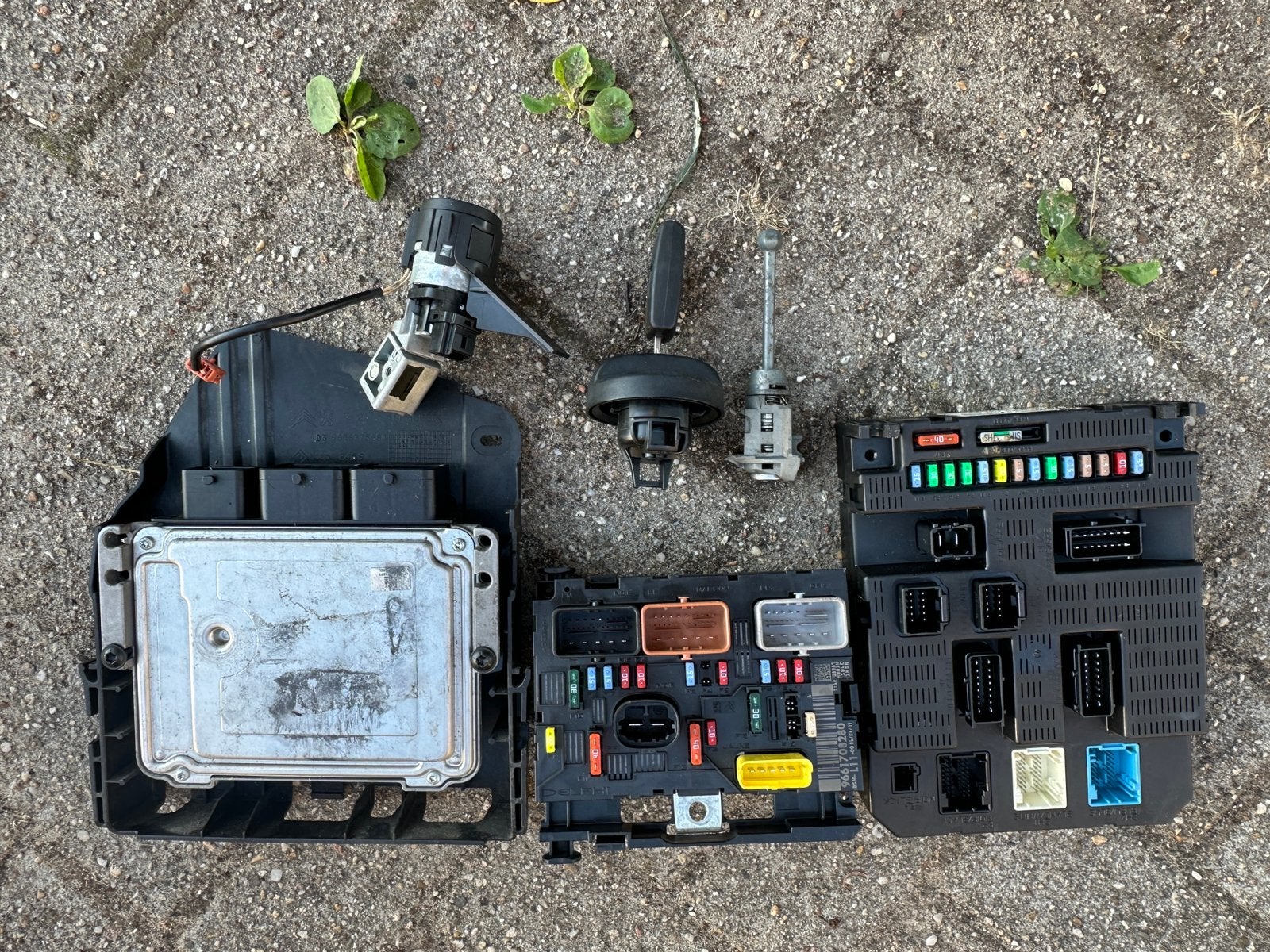 Peugeot 207CC ecu set met sleutel 1.6 VTI, Ophalen of Verzenden, Peugeot