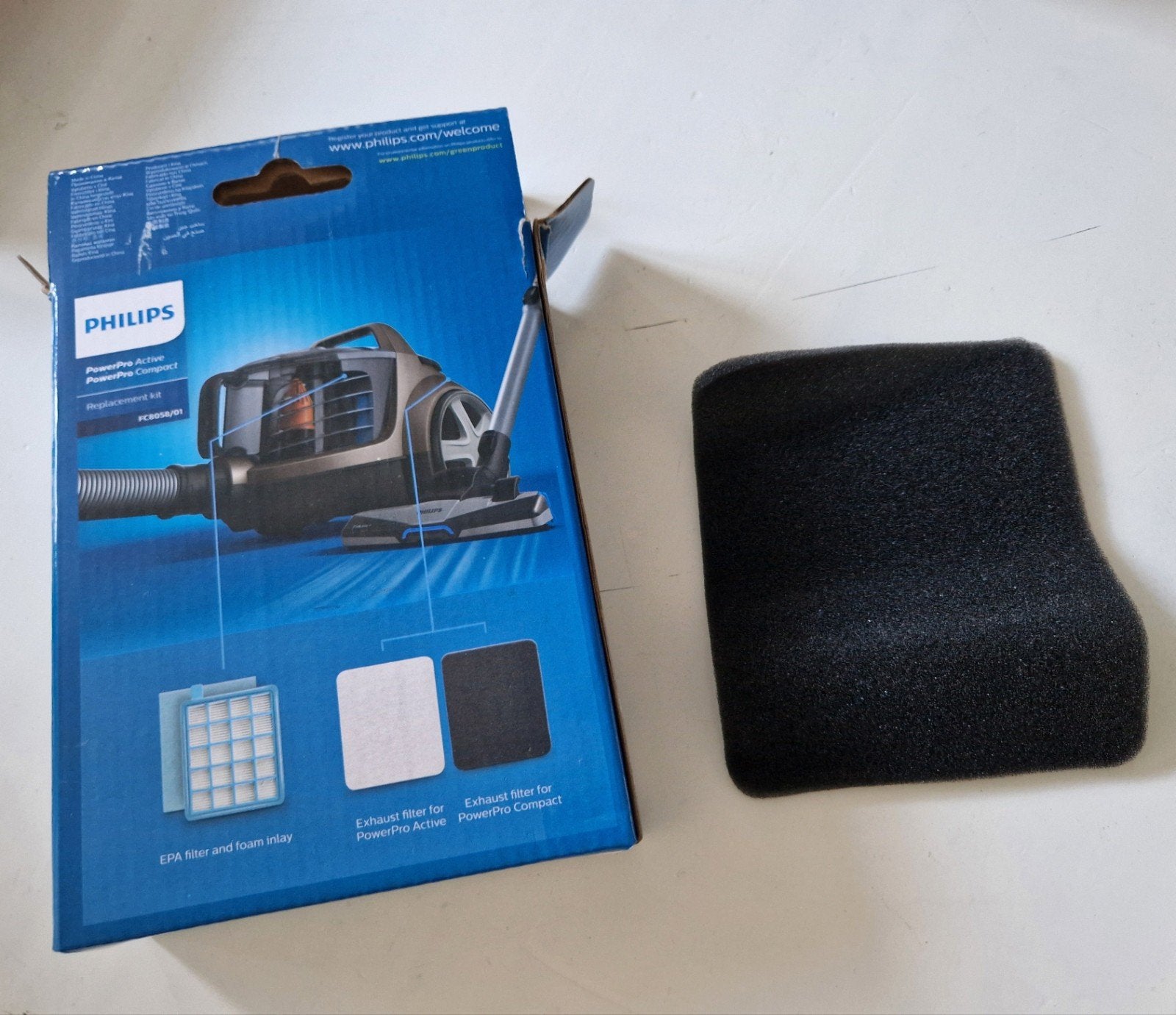 Gratis Philips PowerPro Active Stofzuiger Filter, Philips, Nieuw, Ophalen of Verzenden, Sledestofzuiger