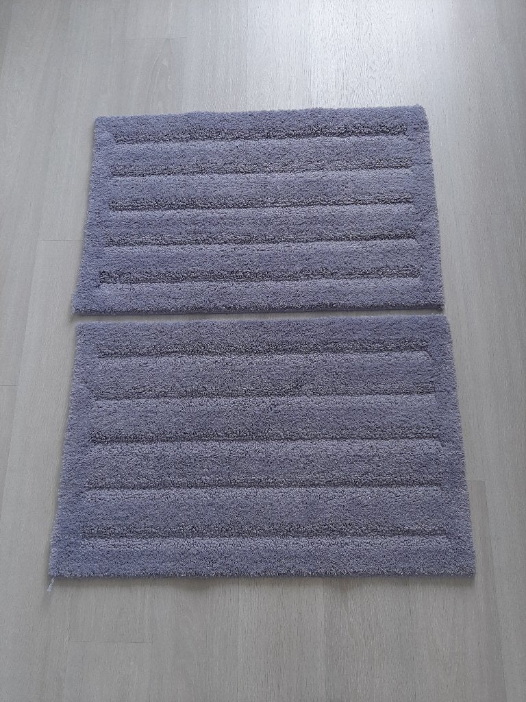 2 paarse badkamer matten afm. 50 x 80 cm (samen 25,00), Ophalen, Gebruikt, Paars, Badmat