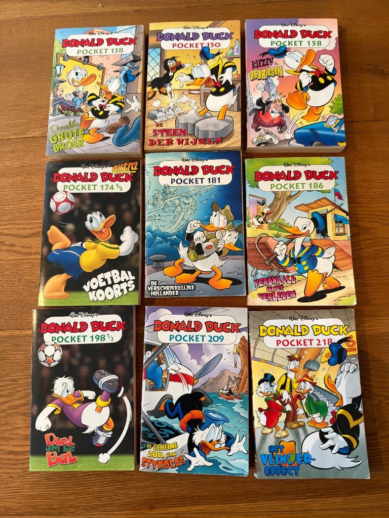 Donald Duck pocket, Eén stripboek, Ophalen, Gelezen, Donald Duck