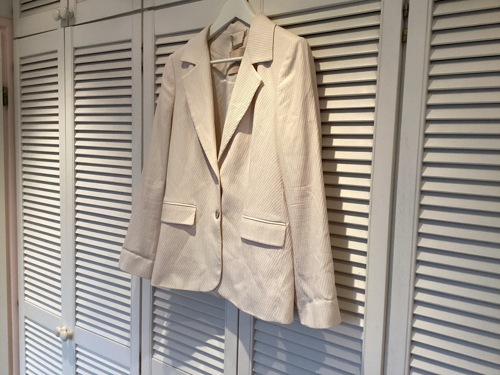 Mooi ecru colbert van Mos Mosh in nieuwstaat, maat S, Kleding | Dames, MOS MOSH, Beige, Ophalen of Verzenden, Zo goed als nieuw
