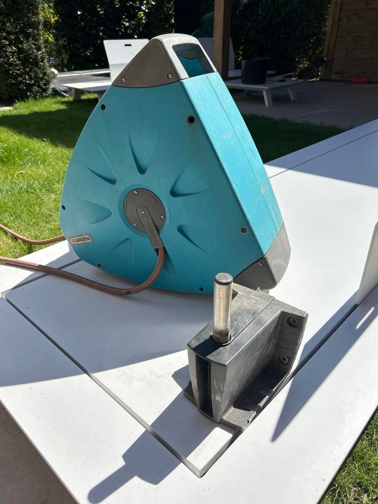 Gardena Tuinslanghaspel met muurbevestiging, Tuin en Terras, Tuinslangen, Ophalen, Gebruikt, Tuinslanghaspel