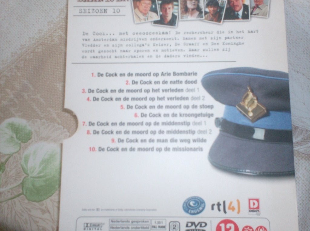 baantjer seizoen 10 dvd 1 + 2 dvd 1-3 afleveringen dvd 2-3, Cd's en Dvd's, Alle leeftijden, Ophalen of Verzenden, Zo goed als nieuw
