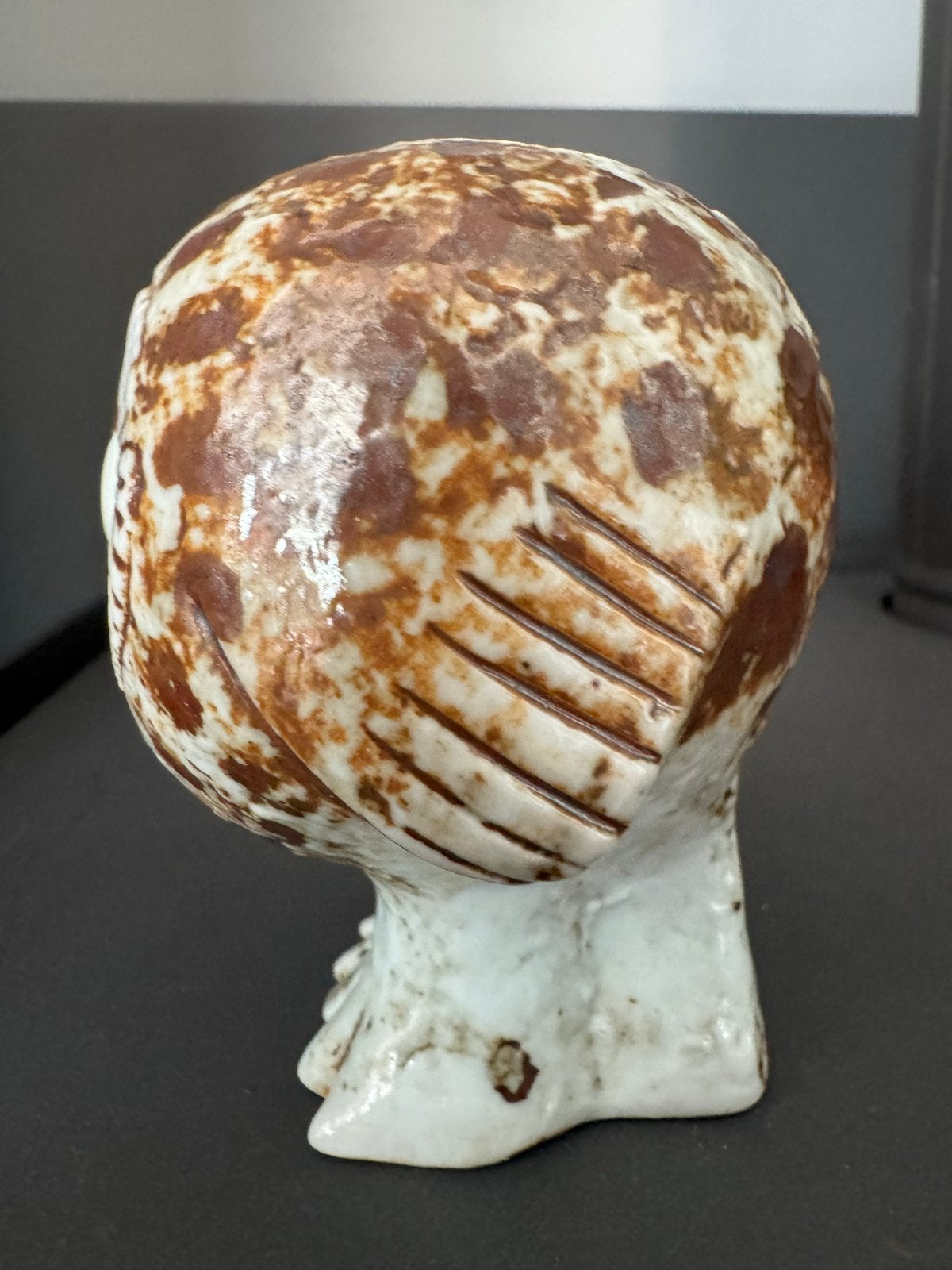 Vintage Lisa Larson Uil Beeldje - Gustavsberg Studio, Verzenden, 9 cm, Beeld, Steen/keramiek