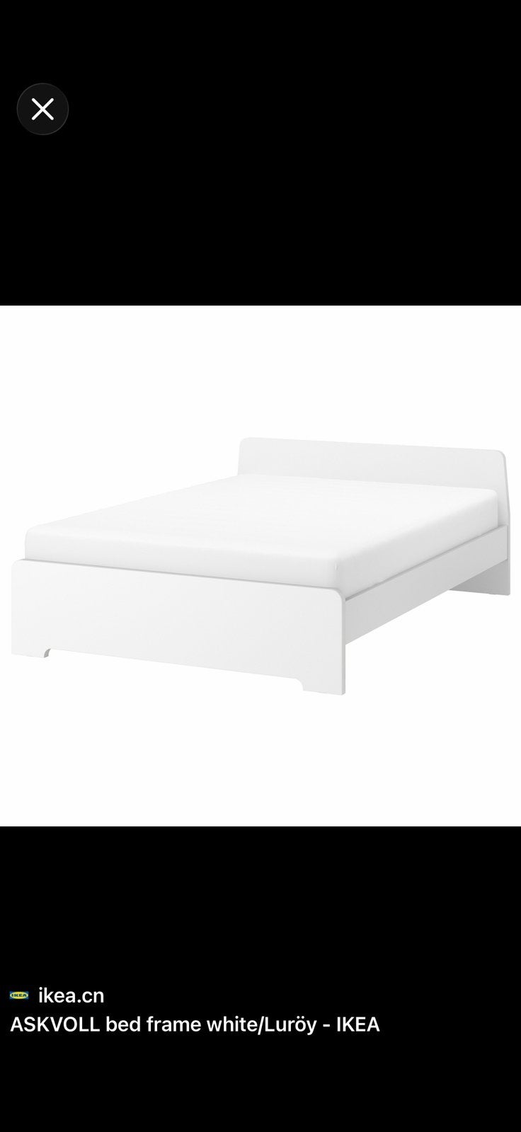 Mooi ikea bed 140x200 inclusief lattenbodems, Ophalen, Zo goed als nieuw, Tweepersoons, 140 cm