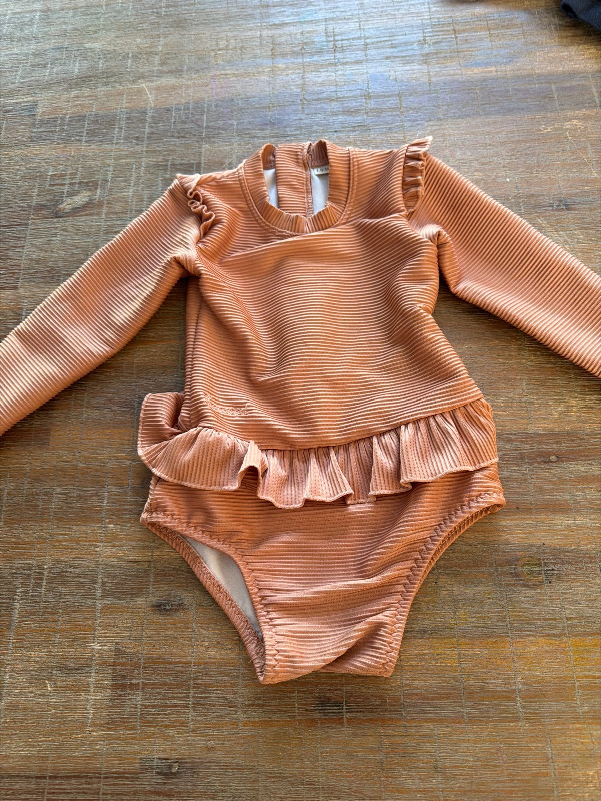 Liewood UV-zwempakje met ruches - Maat 80/86, Kinderen en Baby's, Babykleding | Baby-zwemkleding, Badpak, Zo goed als nieuw, Maat 86