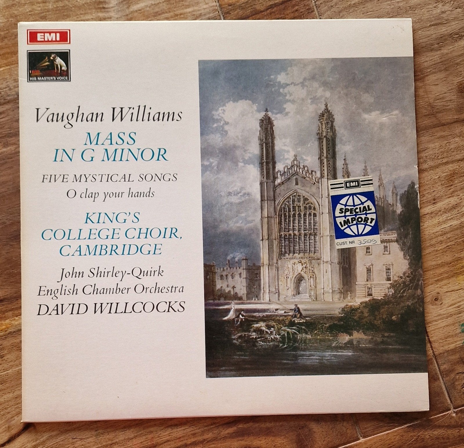 Ralph Vaughan Williams - Mass in G Minor (Vinyl, 1969), Gebruikt, Overige componisten, Modernisme tot heden, Ophalen of Verzenden