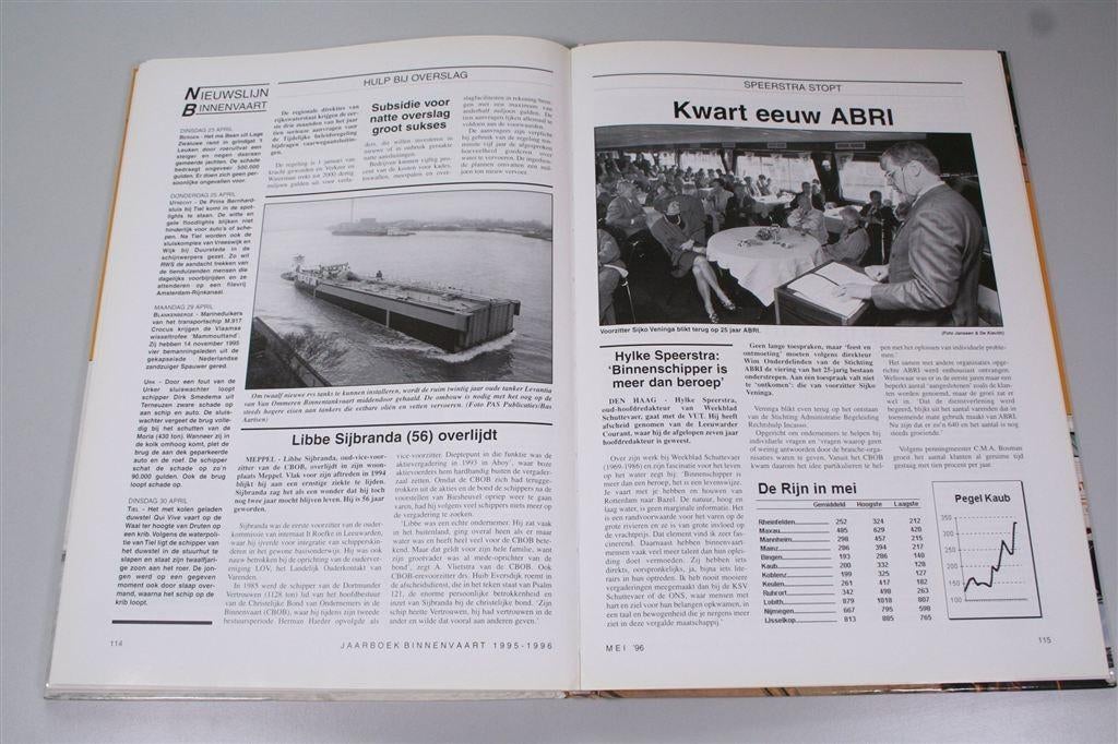 Jaarboek binnenvaart 1996 — Rijk geïllustreerd Boek, Verzamelen, Scheepvaart, N.v.t., N.v.t., Ophalen of Verzenden, Zo goed als nieuw