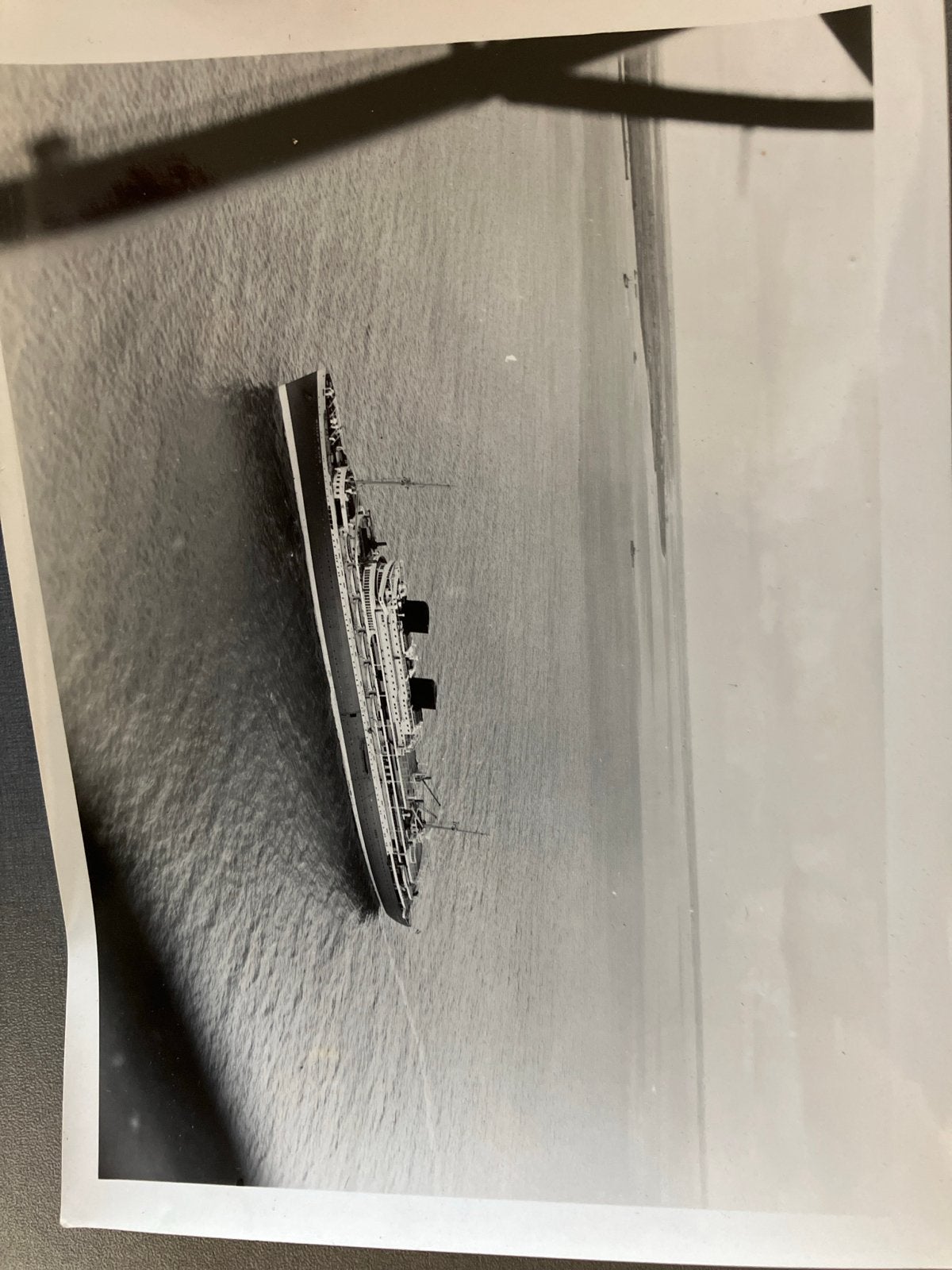 Zeldzame Luchtfoto MS Willem Ruys Vlissingen, Gebruikt, Verzenden, Foto, Voor 1940