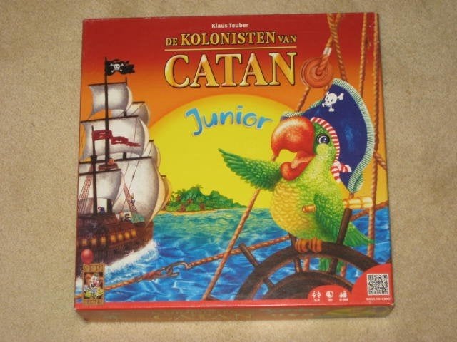 Catan junior, Klaus Teuber ZGAN, Hobby en Vrije tijd, Gezelschapsspellen | Bordspellen, Ophalen of Verzenden, Zo goed als nieuw