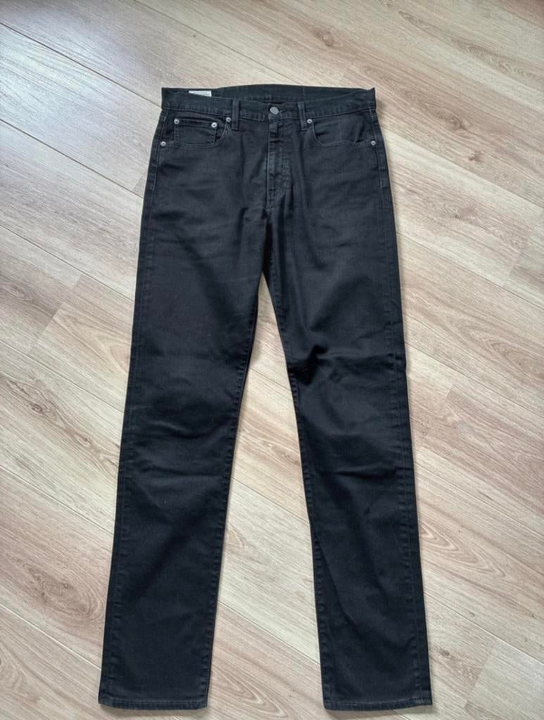 Levi's 502 Regular Taper Jeans Zwart W33 L36, Ophalen of Verzenden, Gedragen, Zwart, W33 - W34 (confectie 48/50)
