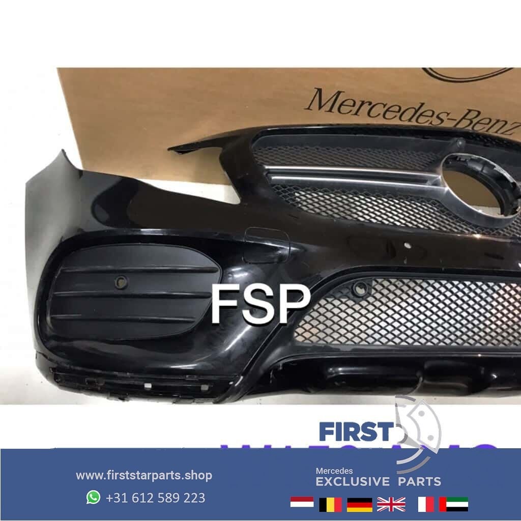 W156 GLA FACELIFT AMG VOORBUMPER COMPLEET ZWART + GLA45 AMG, Auto-onderdelen, -, Voor, -, Bumper