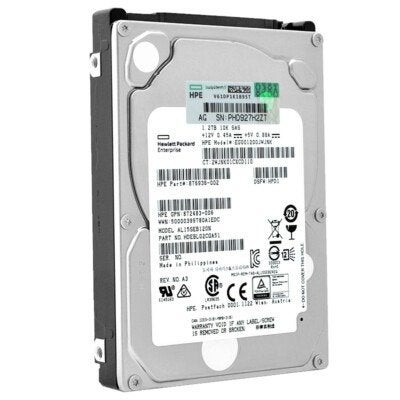 HPE 1.2TB SAS HDD SFF EG001200JWJNQ 876938-002 OUTLET, Niet ingevuld, Niet ingevuld, Niet ingevuld