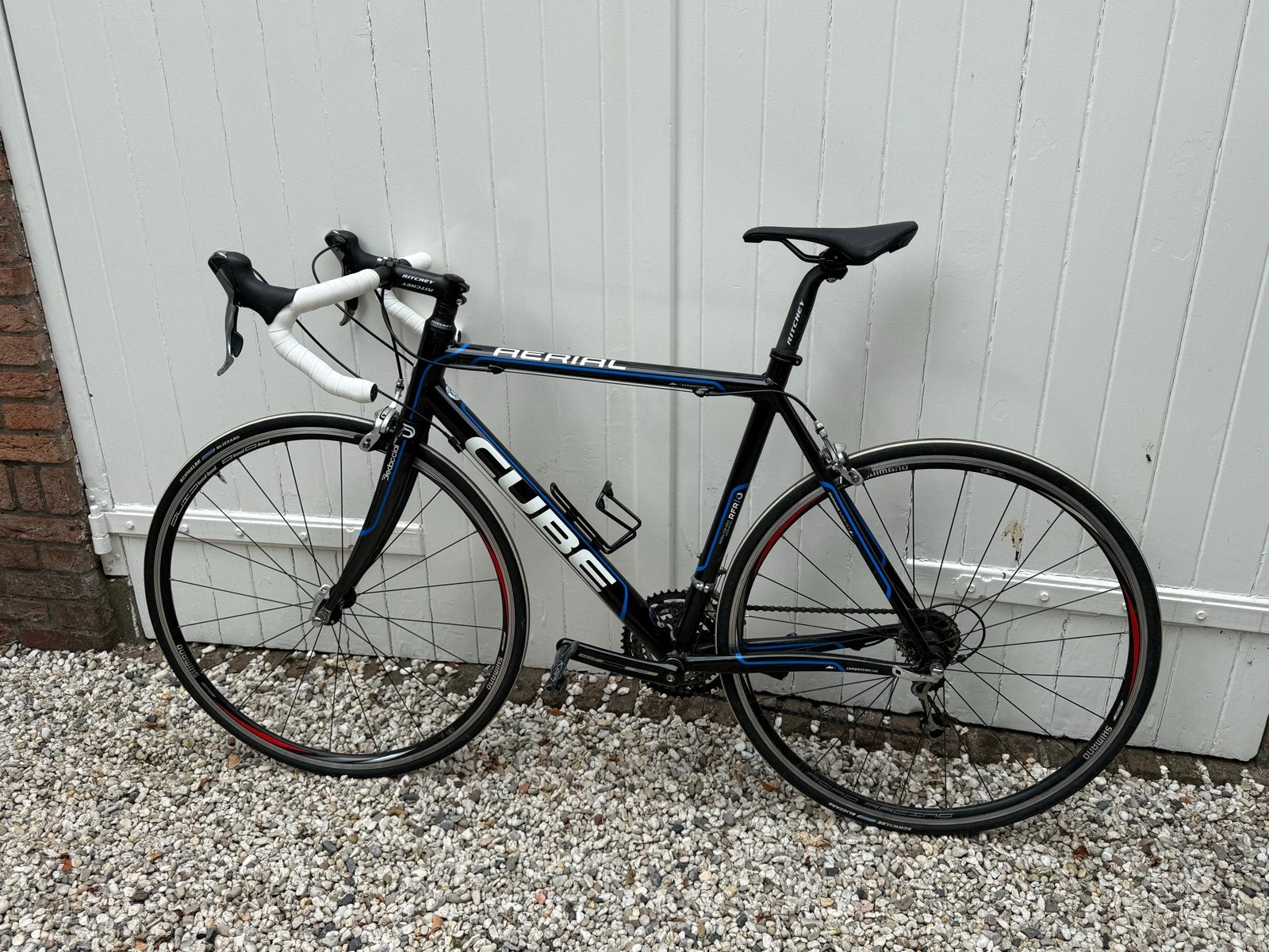 Cube Aerial Racefiets - blauw/wit dames/heren, Fietsen en Brommers, 28 inch, Gebruikt, Aluminium, Meer dan 20 versnellingen