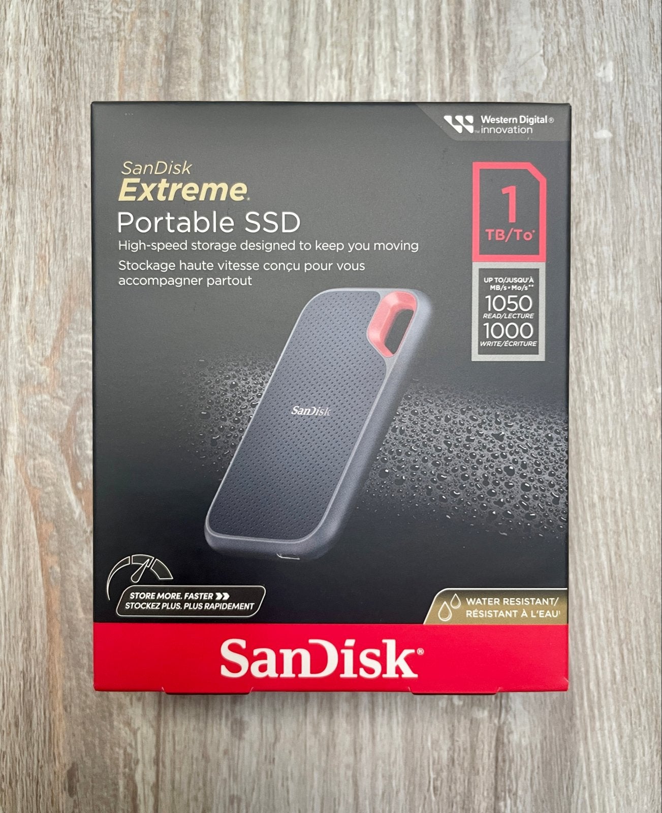 New - SanDisk Extreme Portable SSD 1TB | 1050 mbps, Console, SSD, Nieuw, 1TB