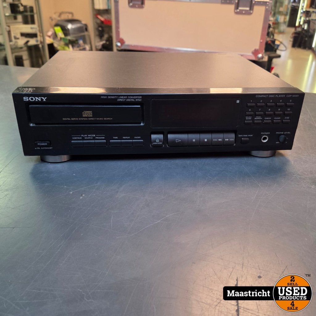 Sony Compact Disc Player CDP-M301 - Zwart - Gebruikte Staat, Sony, Gebruikt, Support@sony.com, 1-7-1 Konan, Minato-ku
Tokyo 108-0075
Japan