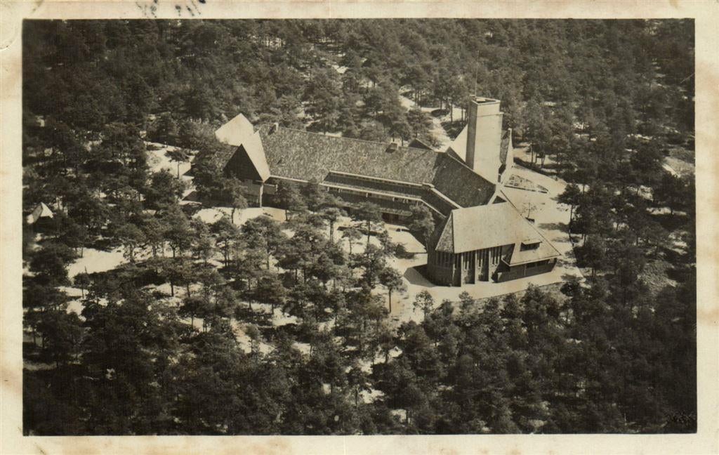 Woudschoten, Zeist - luchtfoto - ongelopen, Ophalen of Verzenden, Voor 1920, Ongelopen, Utrecht