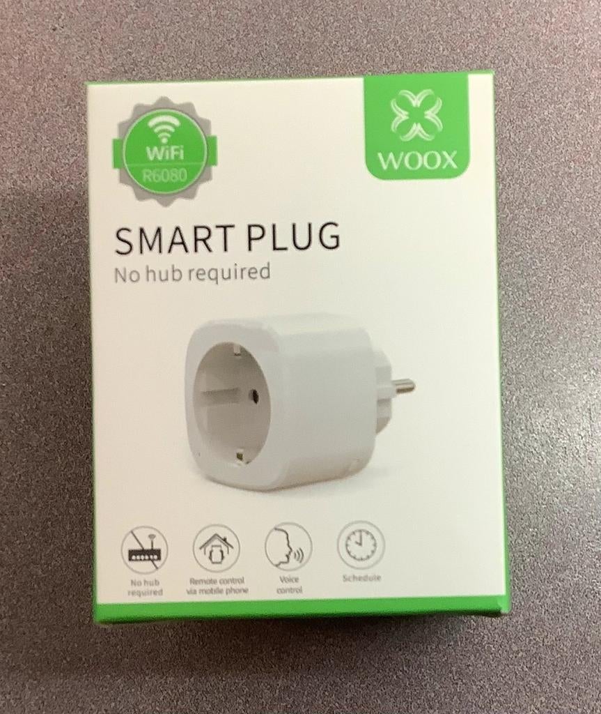 Woox Smart Plug R6080 - Slimme Stekker met Wifi, Ophalen of Verzenden, Zo goed als nieuw