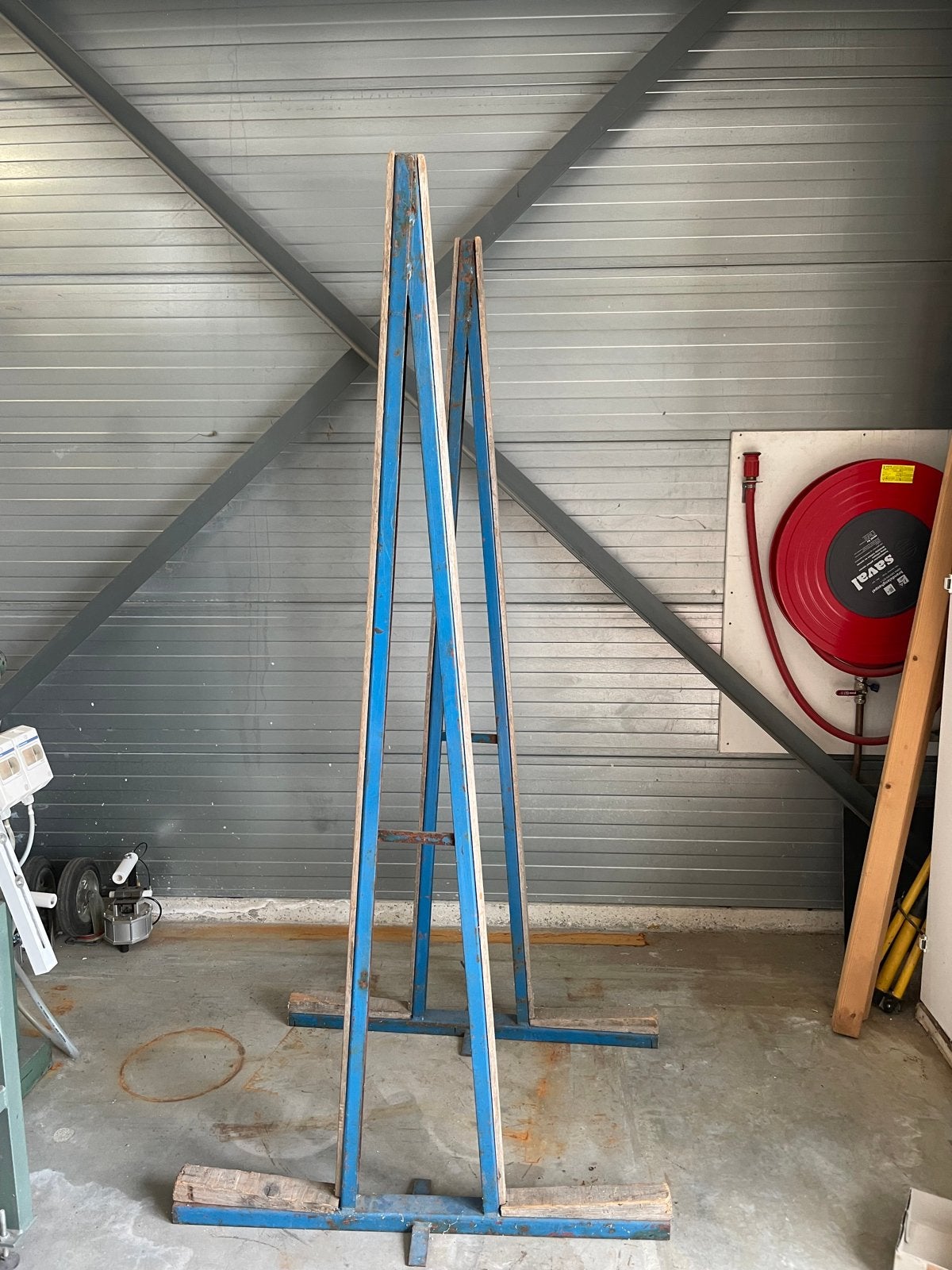 Glas/kozijnbokken  (2 stuks), Doe-het-zelf en Verbouw, Ophalen, Gebruikt