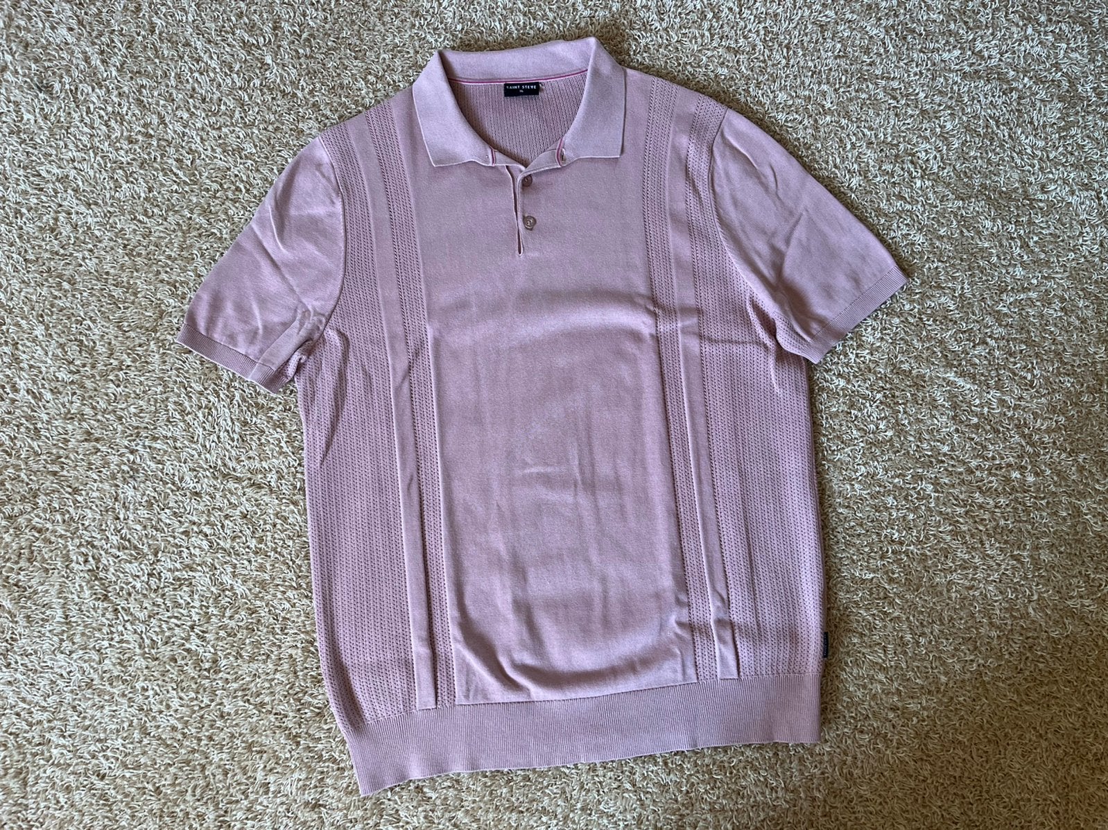 Saint Steve polo oud/licht roze mt. XL, Kleding | Heren, Ophalen of Verzenden, Zo goed als nieuw, Maat 56/58 (XL), Roze