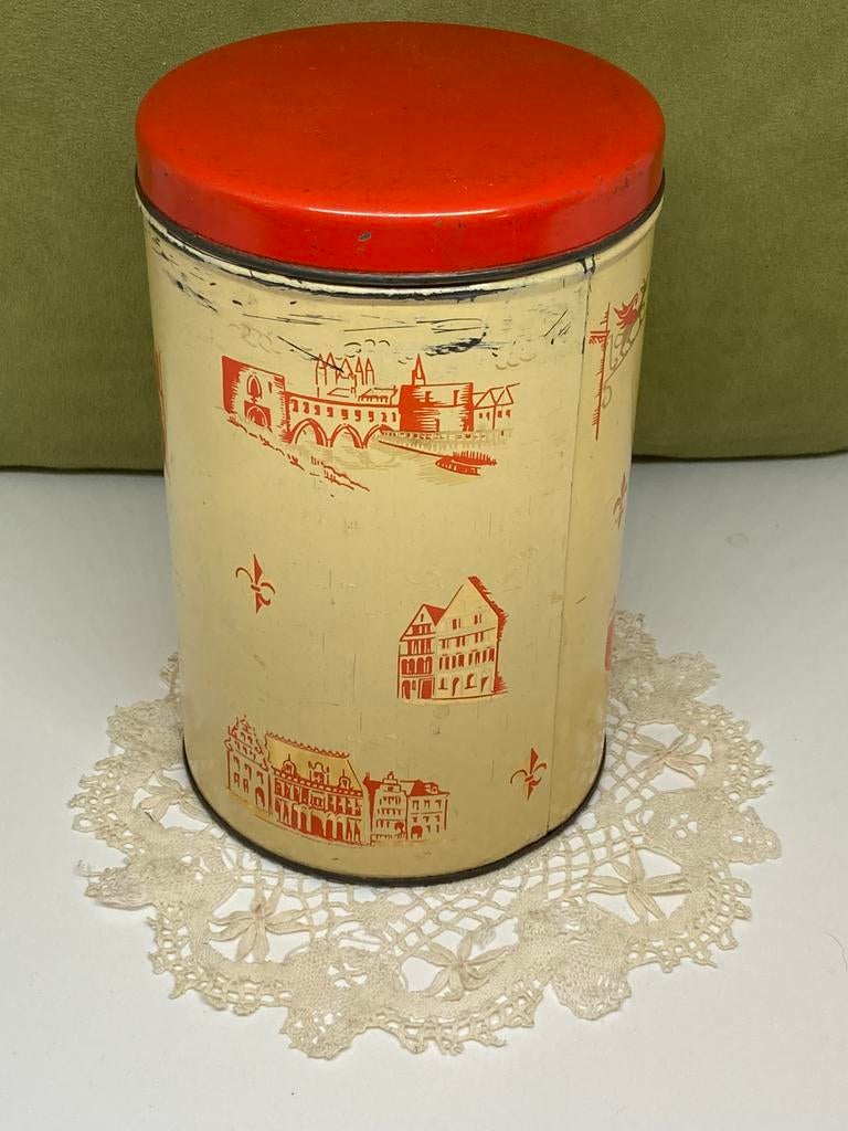 Vintage beschuitbus (190422), Ophalen of Verzenden, Gebruikt, Beschuit