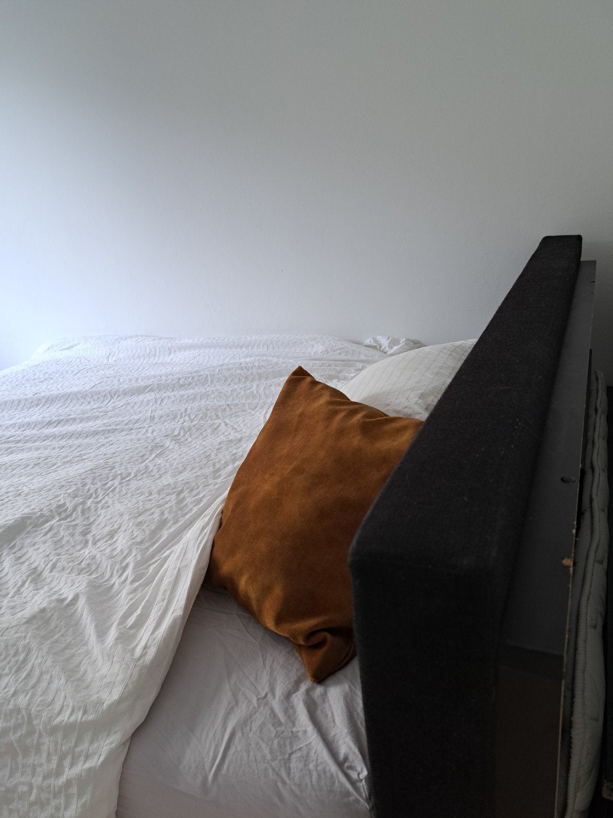 Boxspring Twijfelaar 140x200 met matras, Huis en Inrichting, Slaapkamer | Boxsprings, Ophalen, Gebruikt, Zwart, 140 cm
