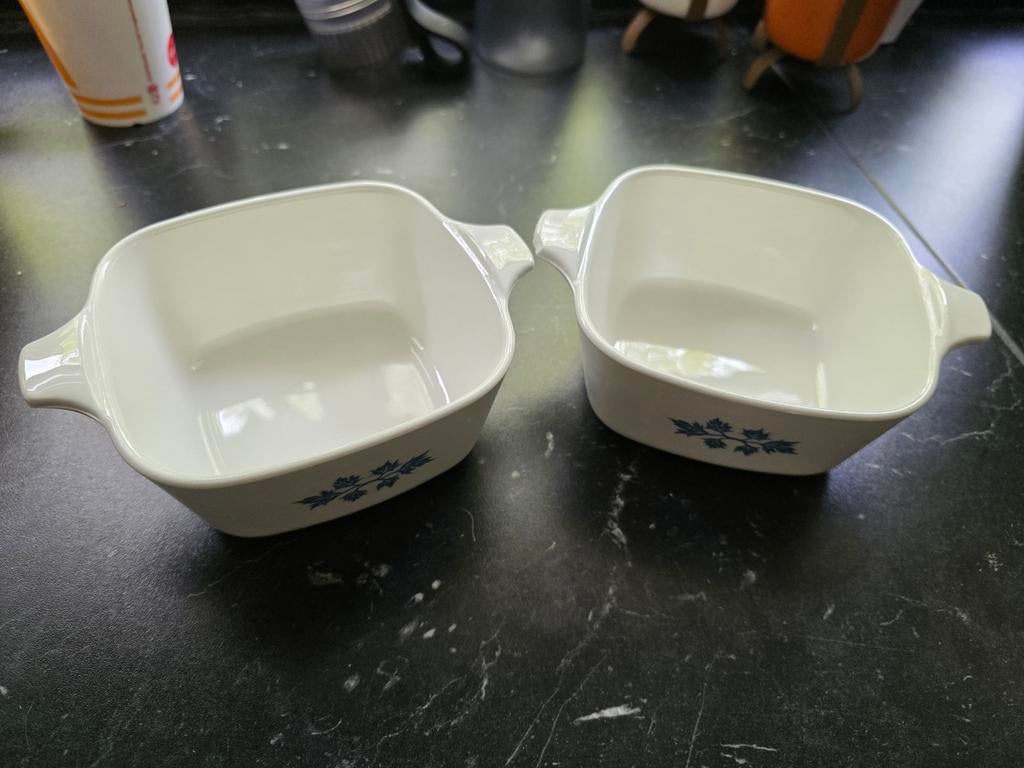2 Vintage Pyroflam schaaltjes - Made in the Netherlands, Ophalen of Verzenden