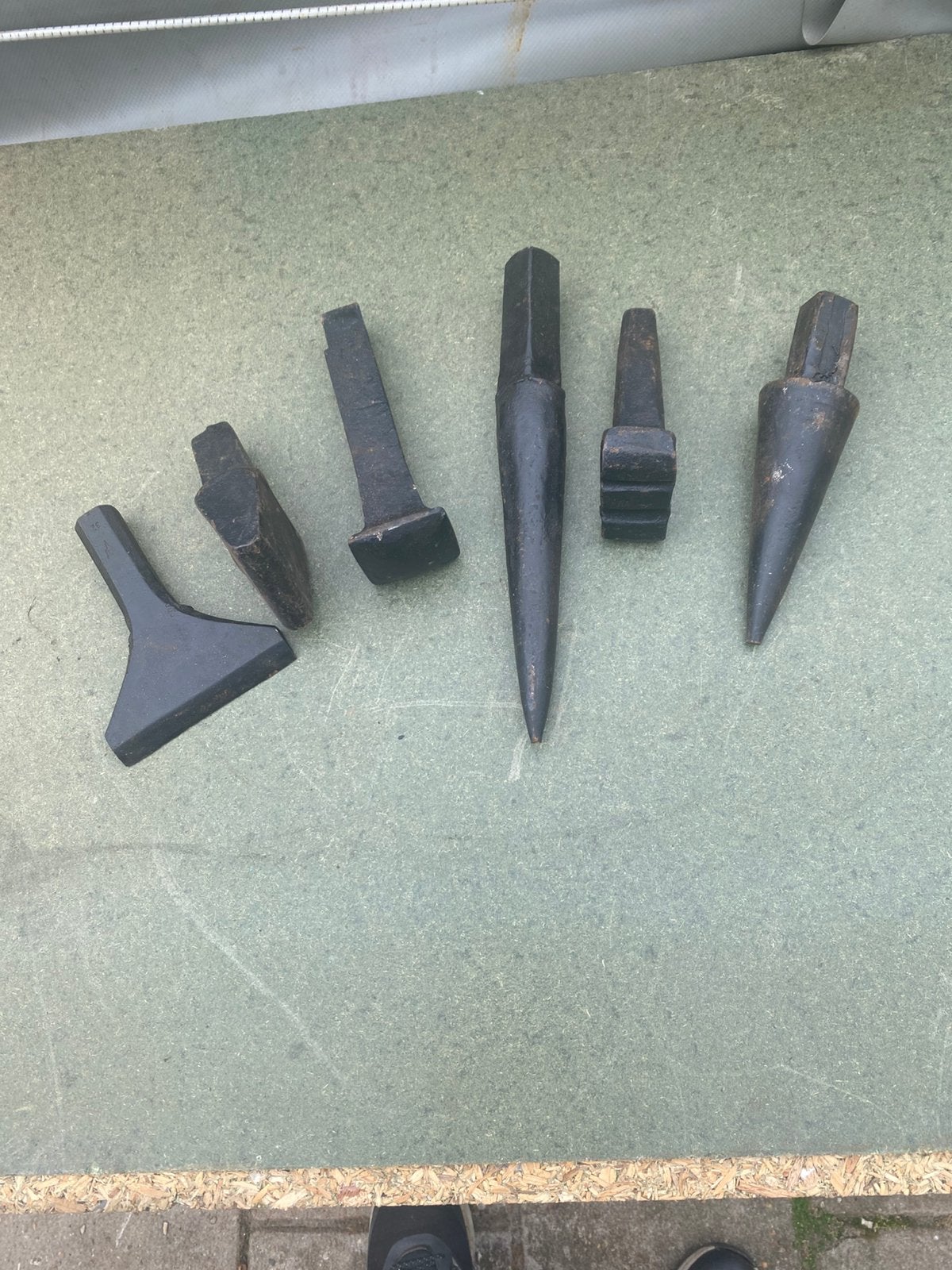 Aambeeld smeden hulpstukken 6 stuks, Antiek en Kunst, Ophalen