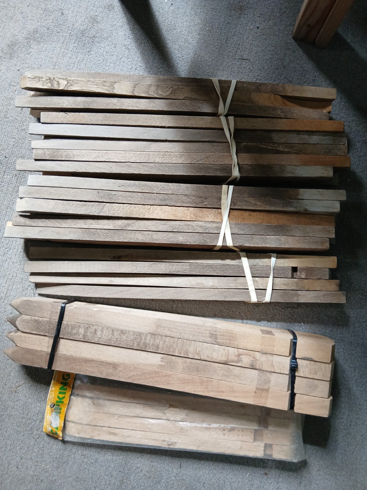 42 houten haringen, Ophalen of Verzenden, Gebruikt