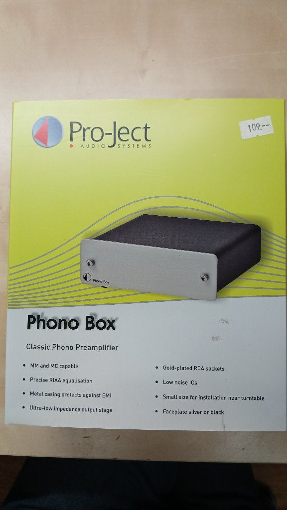 Project Phono-Box Phono voorversterker, Overige systemen, Zo goed als nieuw, Minder dan 60 watt, Ophalen