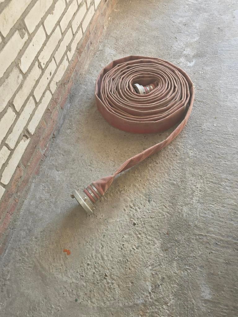 20 meter brandslang - Gebruikt, Ophalen of Verzenden, Gebruikt