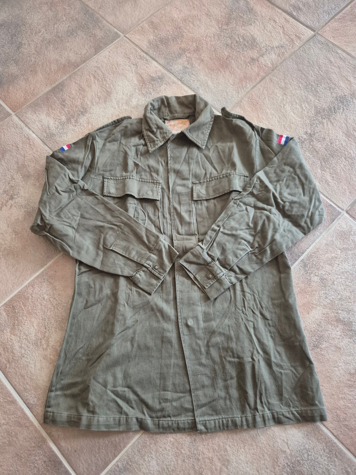 KL Legerjas Uniform 1979 MT 96 - Vintage Militair Jack, Ophalen of Verzenden