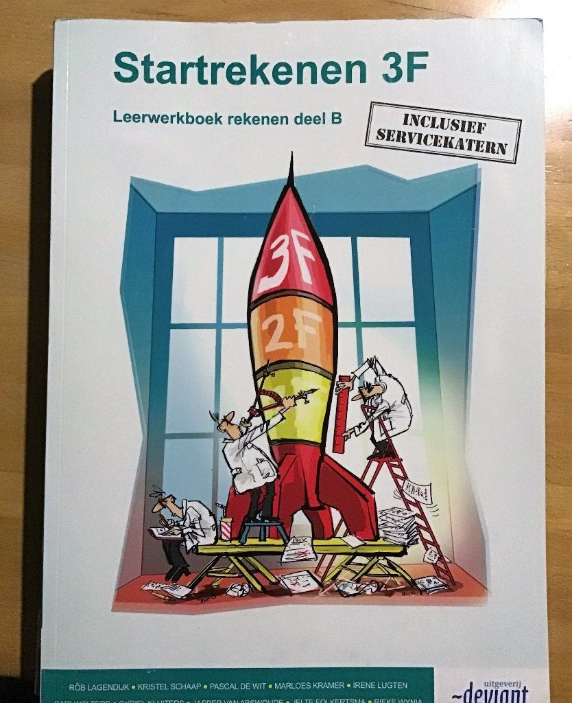 Startrekenen 3 F Leerwerkboek deel B voor MBO 4, Boeken, Ophalen of Verzenden, Zo goed als nieuw, Overige niveaus