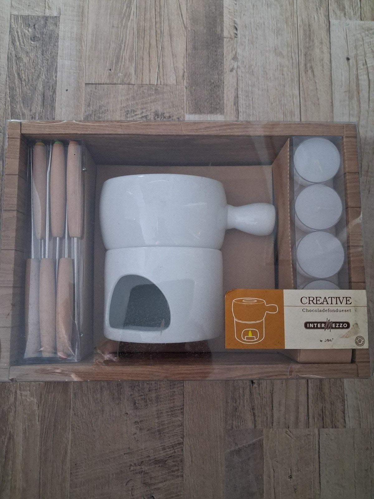 Chocoladefondue set, Overige typen, Nieuw, Ophalen of Verzenden, Steen/keramiek