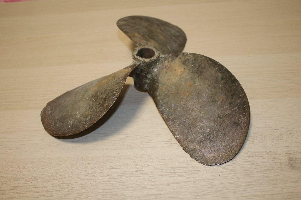 Bronzen scheepsschroef 30 cm, Watersport en Boten, Ophalen of Verzenden, Gebruikt, Motor en Techniek, Zeilboot of Motorboot