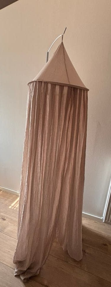 Meyco sluier klamboe taupe voor babykamer, Beige, Meyco, Ophalen of Verzenden, Zo goed als nieuw
