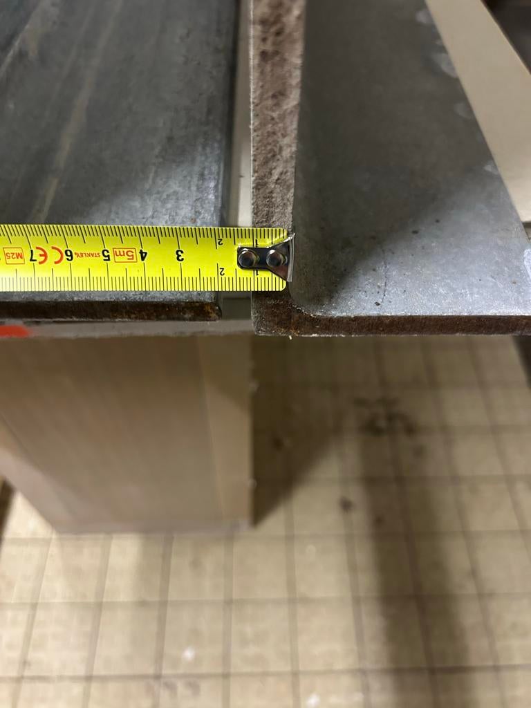Hoelijn 200x100x10, Doe-het-zelf en Verbouw, Metalen, Ophalen of Verzenden, Zo goed als nieuw, IJzer