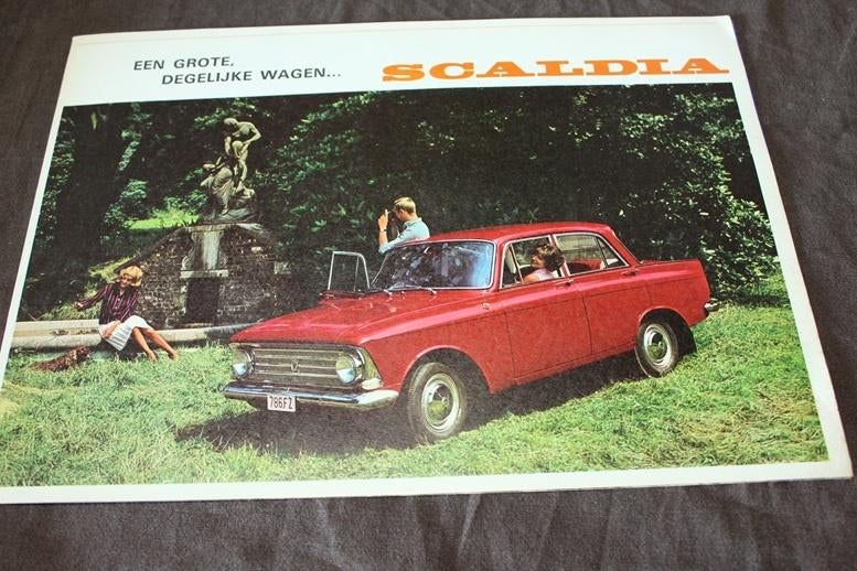 Scaldia auto verkoop folder brochure met prijslijst, Ophalen of Verzenden, Zo goed als nieuw, Overige merken