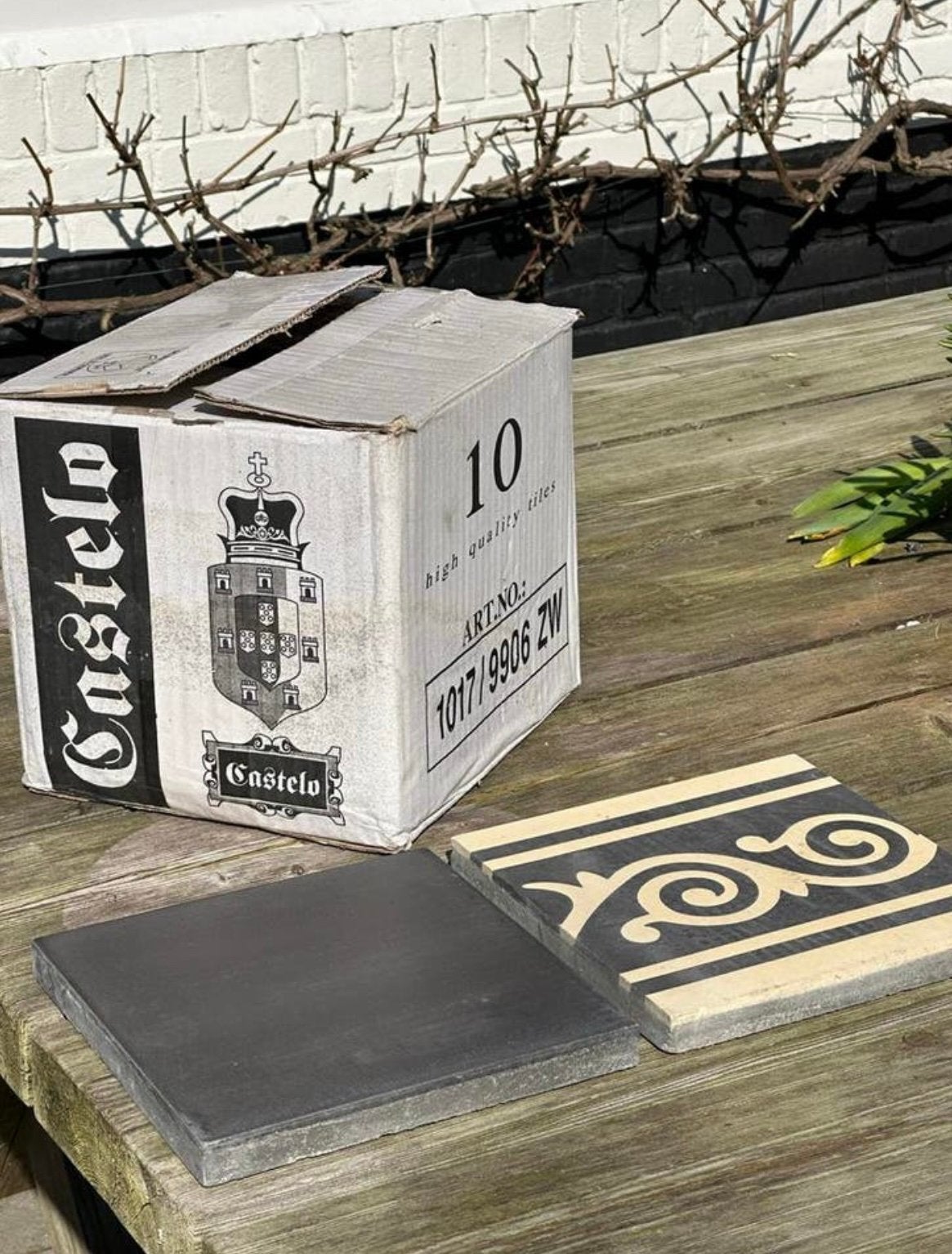 Originele portugese Castelo cementtegels 20x20, Ophalen, Overige materialen, Nieuw, 20 tot 40 cm