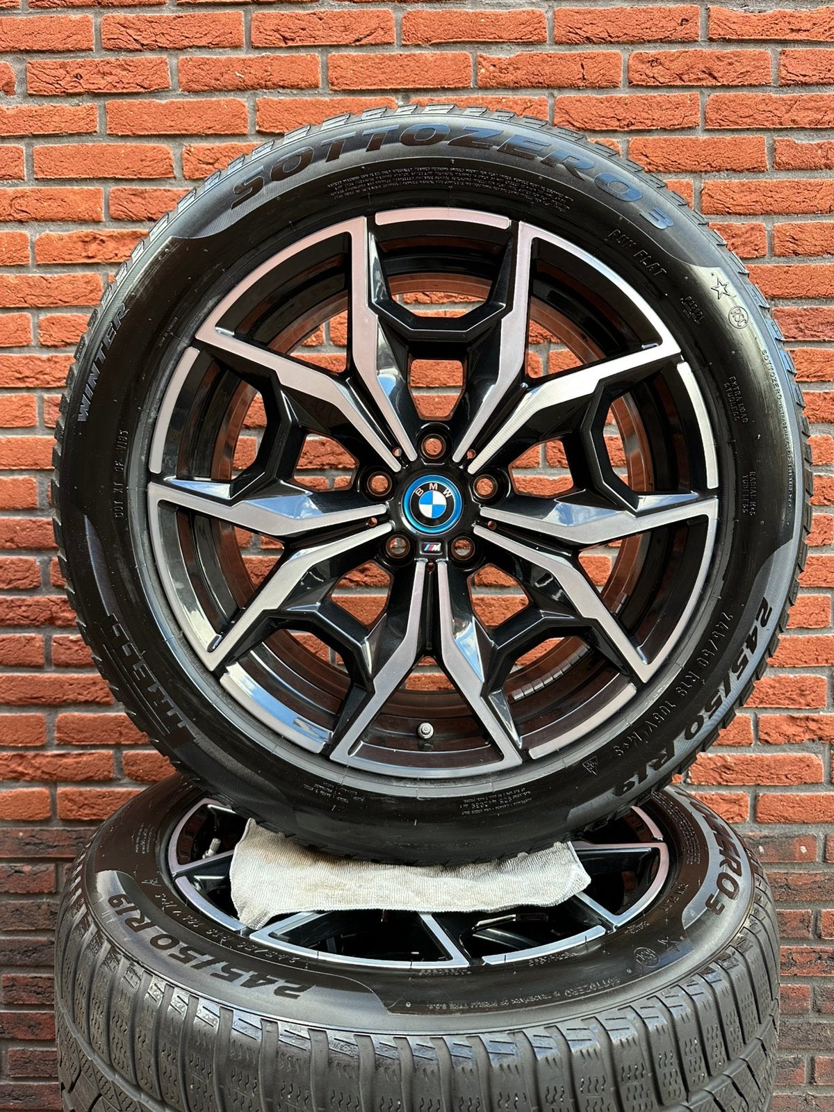 Originele BMW X3 X4 G01 G02 887M velgen 19 inch, Winterset, 245 mm, Banden en Velgen, Winterbanden, Personenwagen