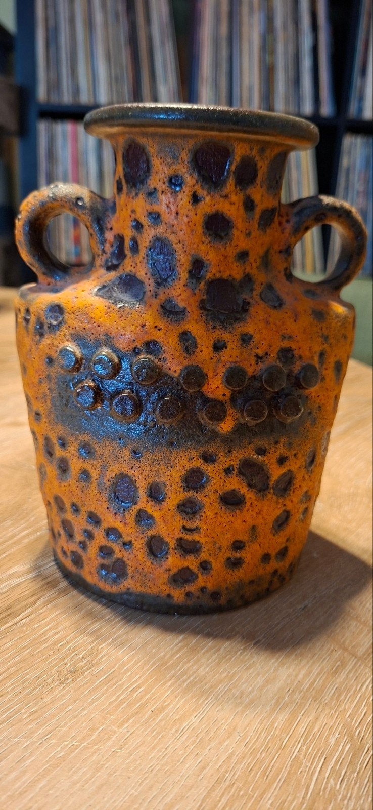 Vintage Ü-keramik fat lava "robot" vaas 1837/18