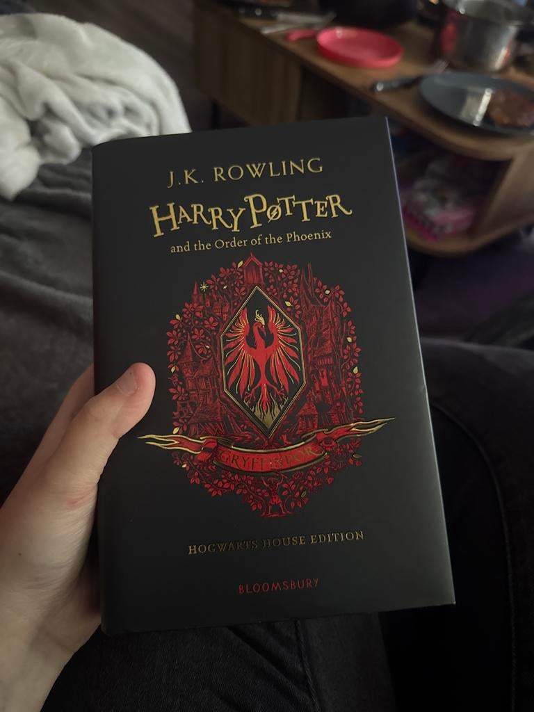 Harry Potter Gryffindor Editie - Boeken 1 t/m 5 Hardcover, Ophalen of Verzenden, Zo goed als nieuw, Boek of Poster