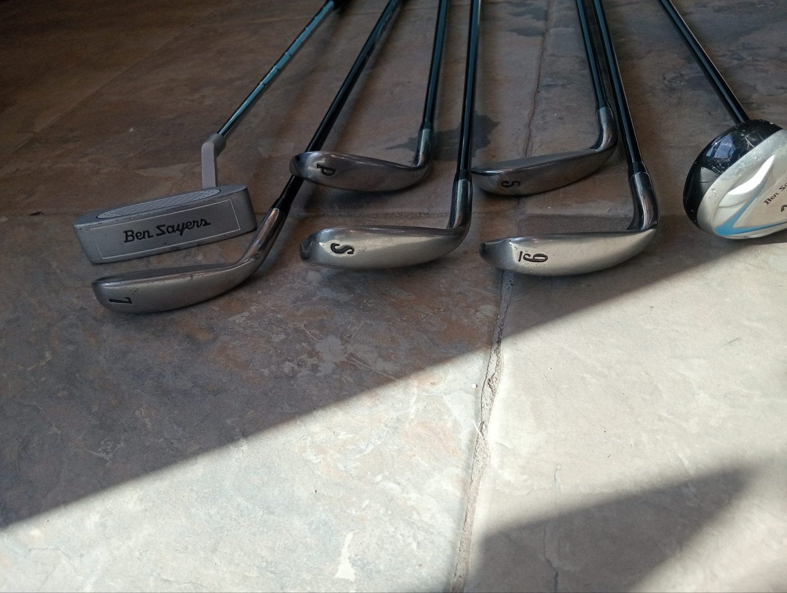 Complete golfset Ben Sayers met tas en accessoires, Ophalen of Verzenden, Gebruikt, Set, Overige merken