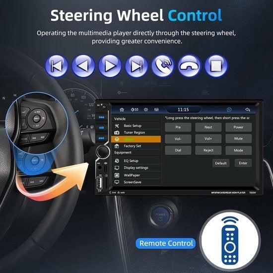 2-DIN Autoradio – Dubbele Din Radio – Auto Stereo, Corvance B.V., Verzenden, Nieuw, Corvancebol@gmail.com